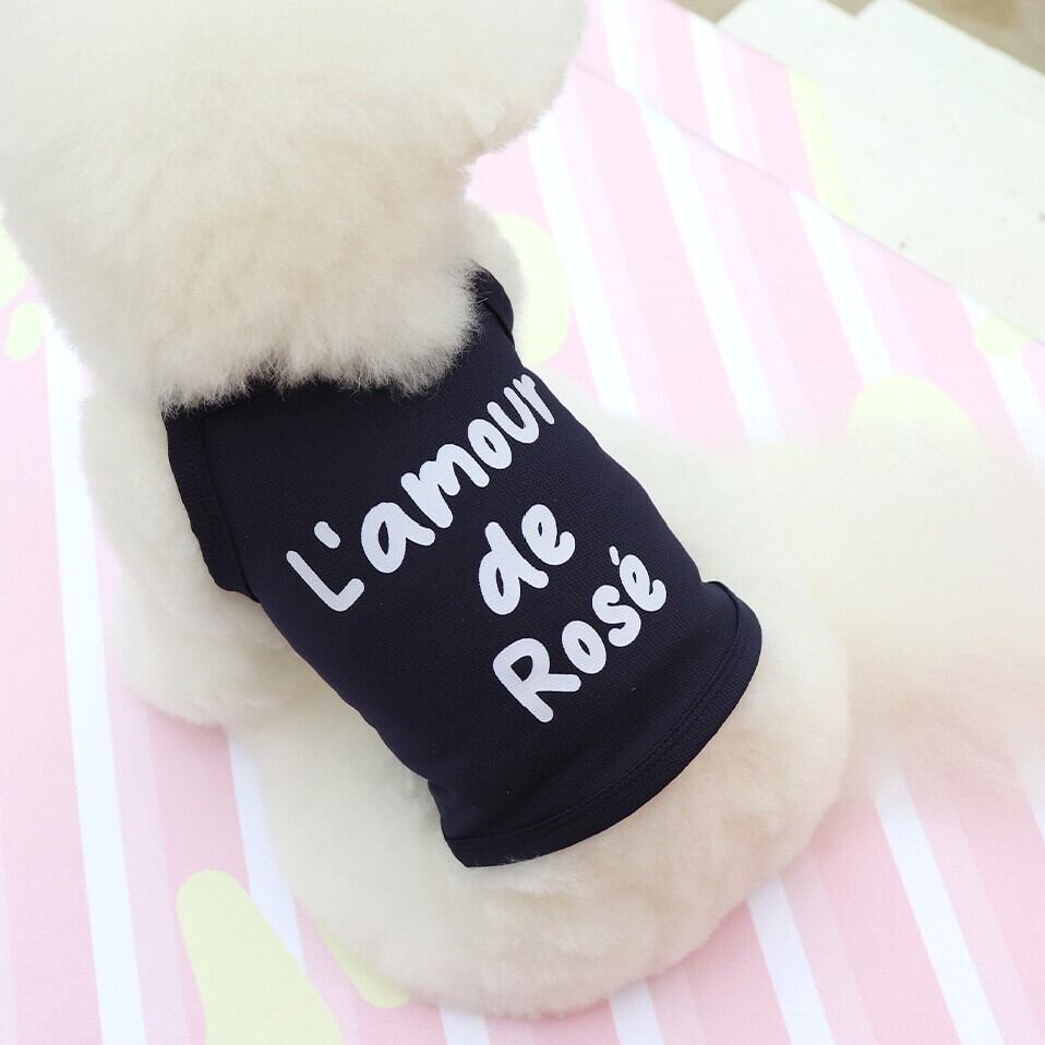 S/即納【Chiot】Rose Cooling Crop Top《Navy》