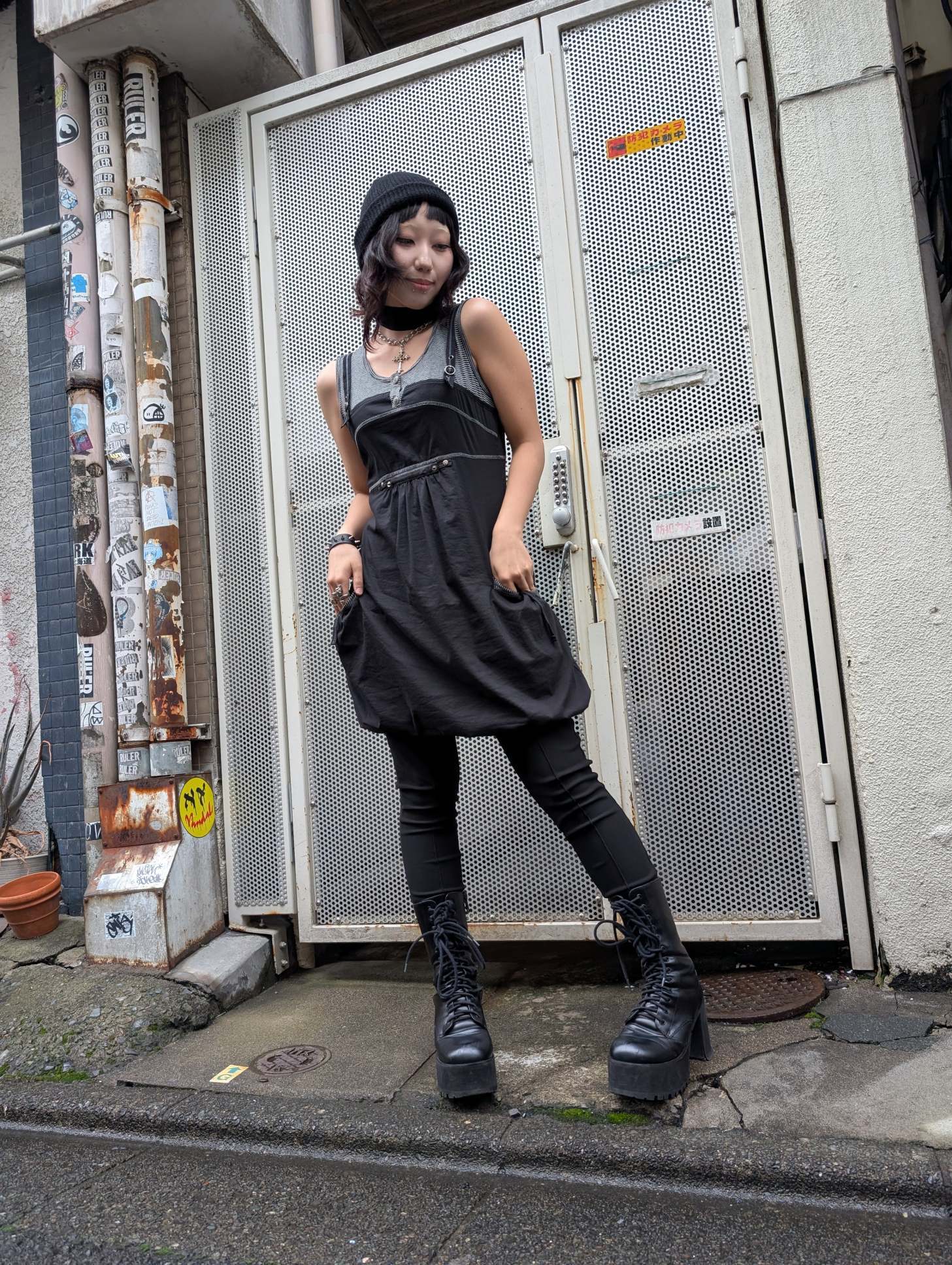 "CACHECACHE" border layead one-piece