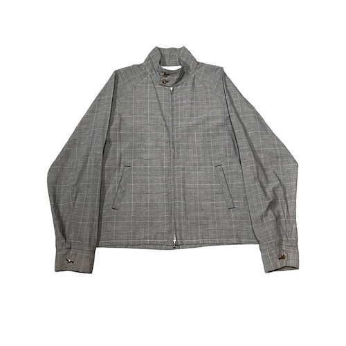 UNUSED - Cotton & Linen Stand Collar Zip Jacket (size-3) ¥18000+tax