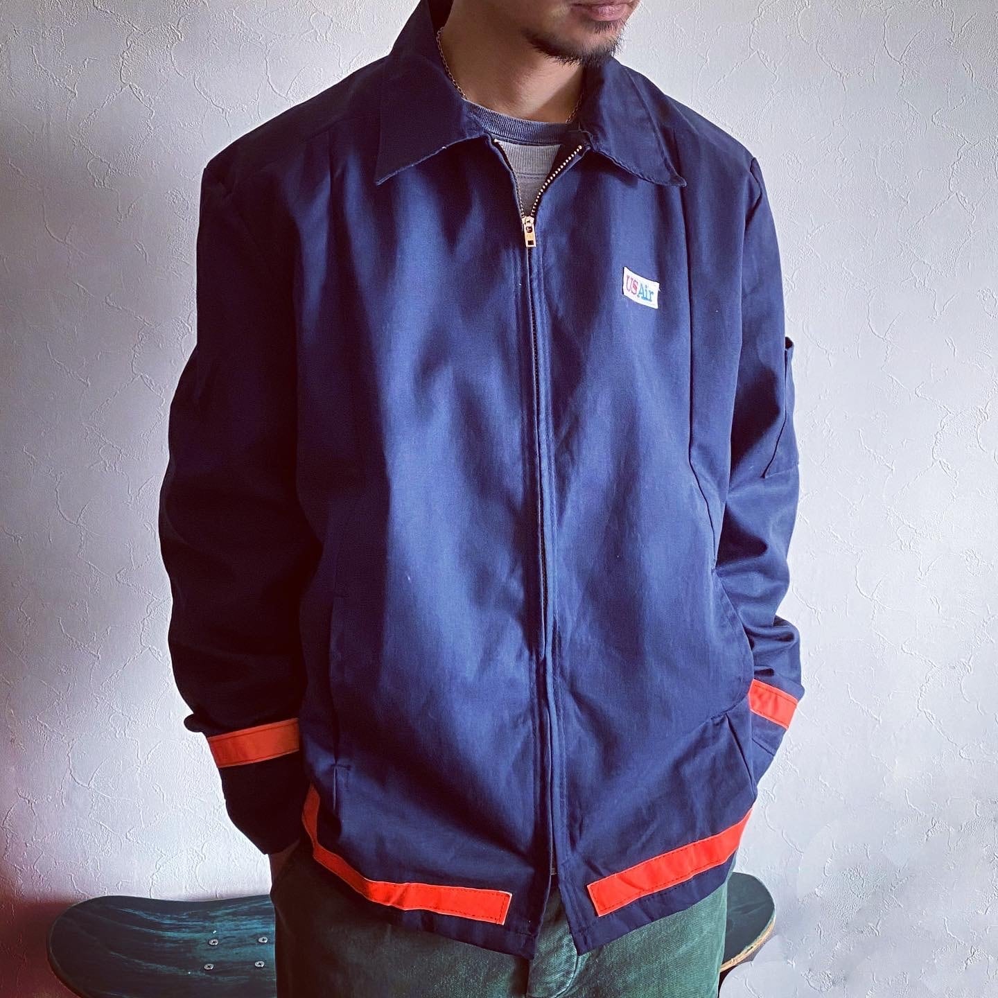 made in usa 80s CINTAS US Air work jacket{アメリカ製 80s CINTAS US