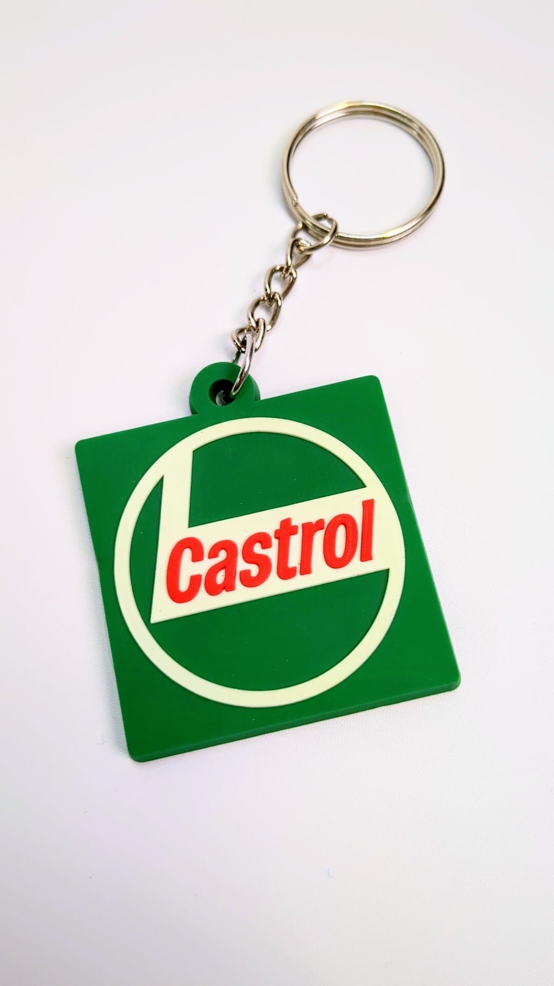 珍品 Castrol ベッカムDream Goodsキャンペーン・ストラップ 送料無料！ ☆ラバーキーホルダー☆ 【 Castrol（ カストロール