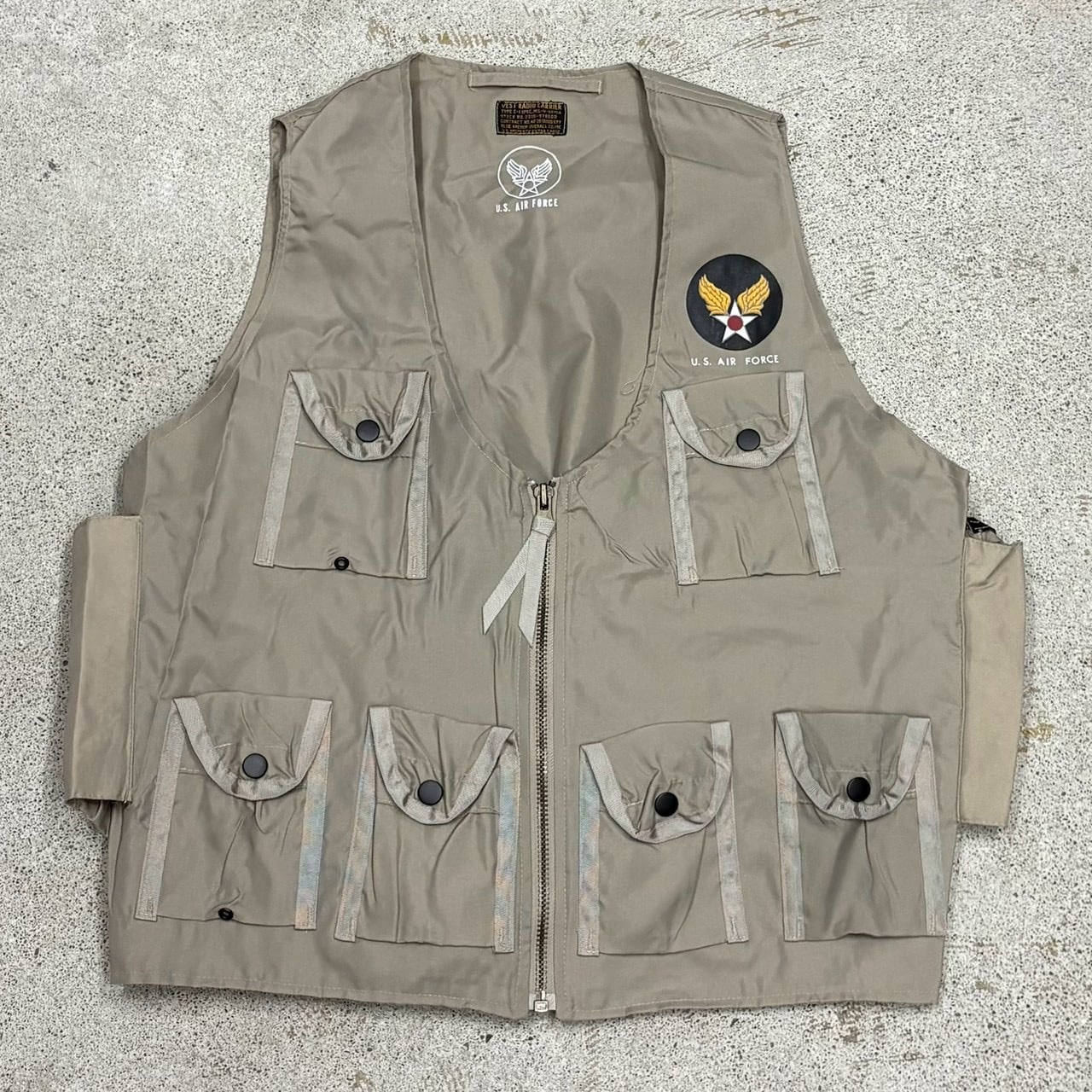 U.S.AIR FORCE 米空軍 E-1 ラジオベスト ベスト | Lifeusedclothing