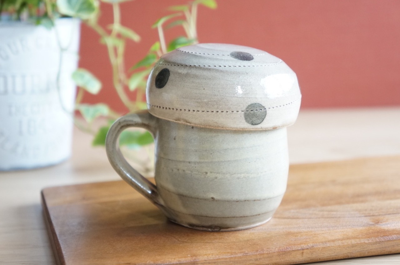 【K様専用ページ】小石原焼　やままる窯　どんぐりカップときのこカップセット　（小）[1-498.501]