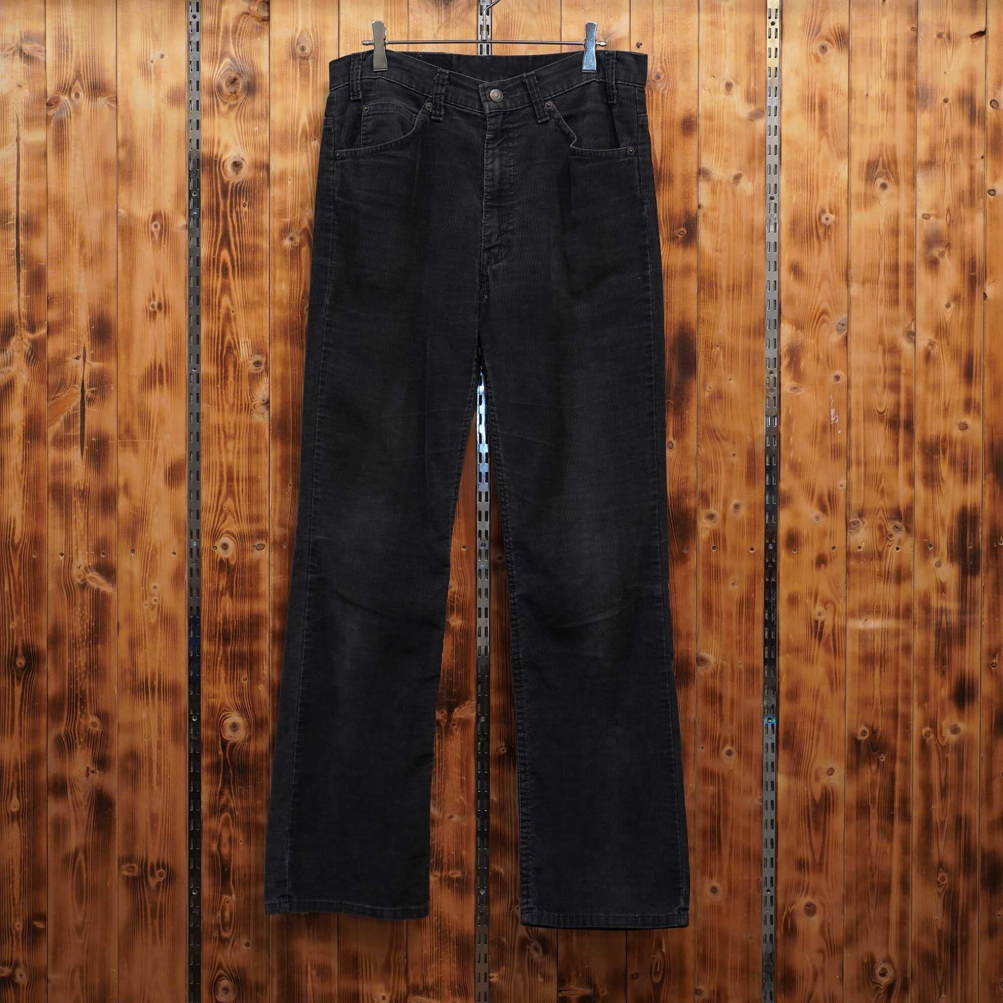 90s Levi's 517-1558 ブラック コーデュロイ パンツ W33/levis リーバイス