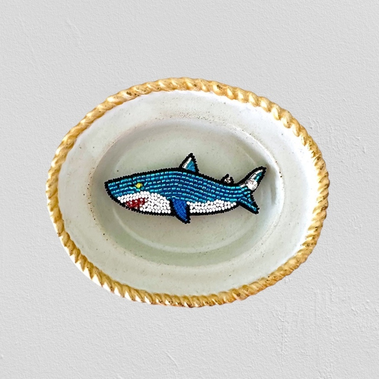 シャーク／Shark(L) ブローチ - 2