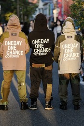 Remake Hoodie Black×military【 hoodie10】
