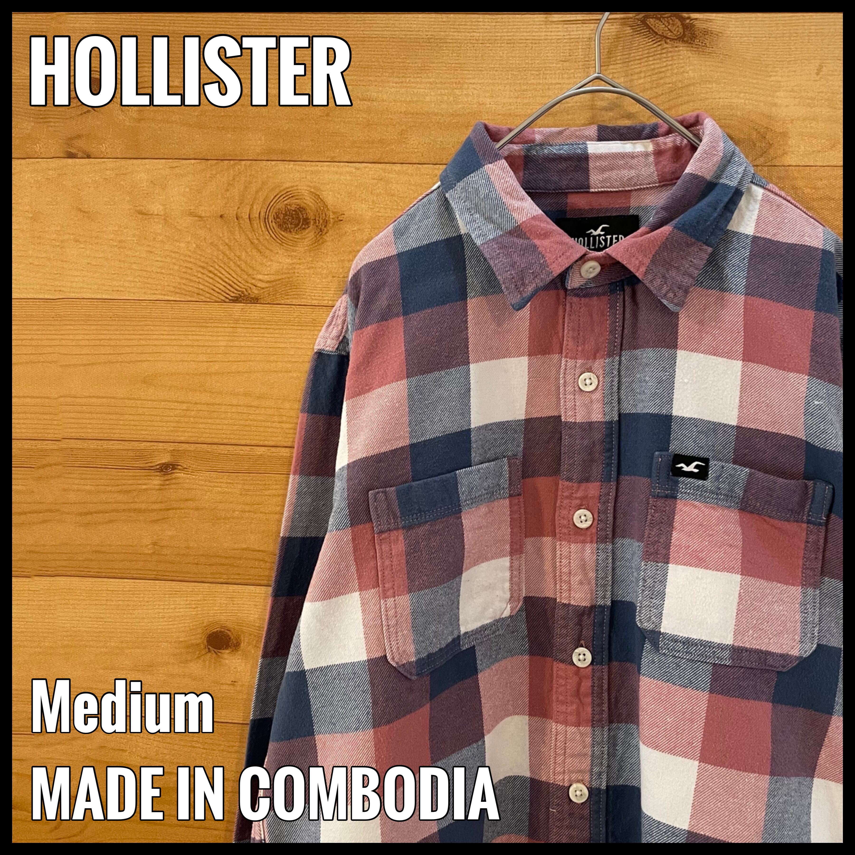 HOLLISTER】ネルシャツ 長袖シャツ フランネル ヘビーネル ブロック ...