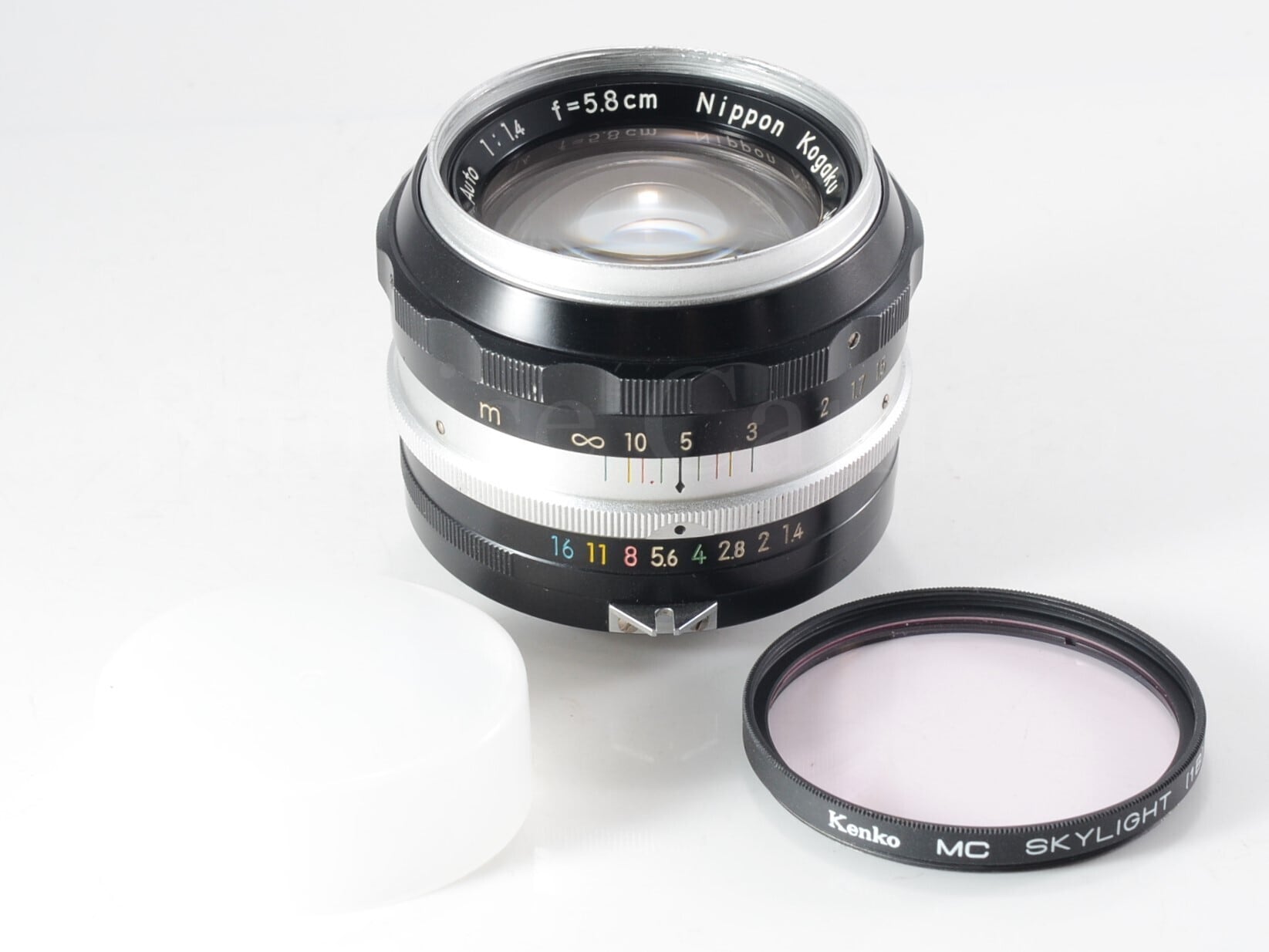 Nikon 非Ai Nikkor-S Auto 5.8cm F1.4 PAT.PEND 刻印 整備済 ニコン