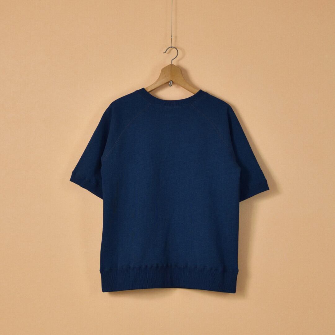 atelier naruse アトリエナルセ コットン裏毛スウェットシャツ 愛着が湧くインディゴカラーのスウェットです