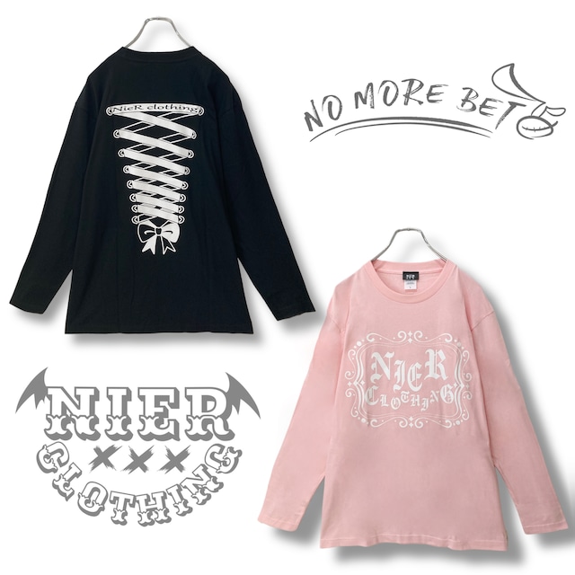 両面デザインLONG CUTSEW【RIBBON】2色×3サイズ展開