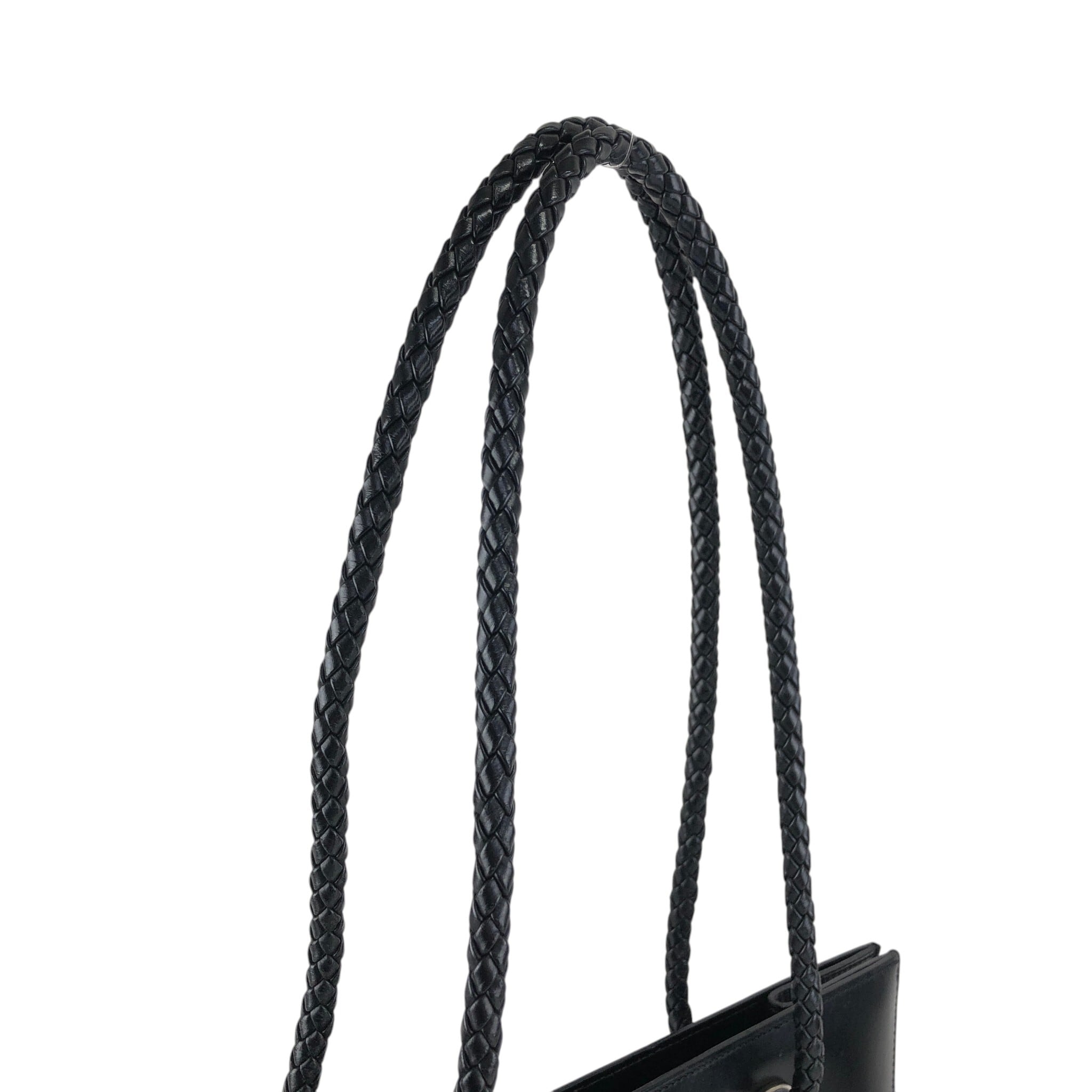 Cartier ハンドバッグ ブラック Cartier カルティエ ハンドバッグ ブラック パンテール レザー vintage