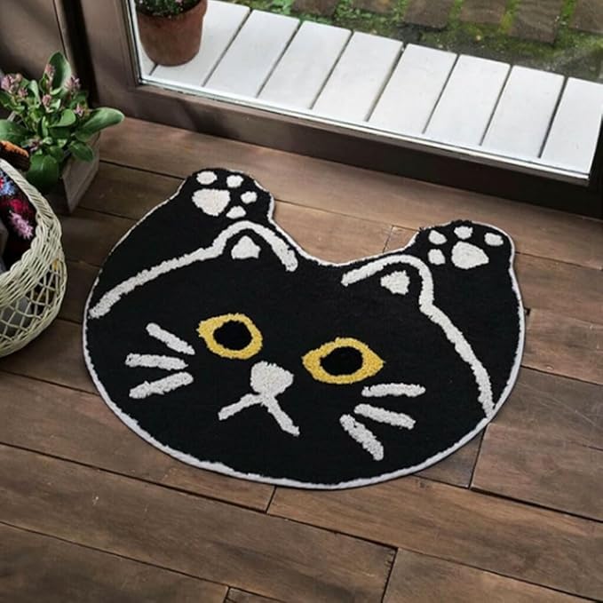ネコフレンド ドアマット 屋外 屋内 ウェルカムマット かわいい猫 玄関