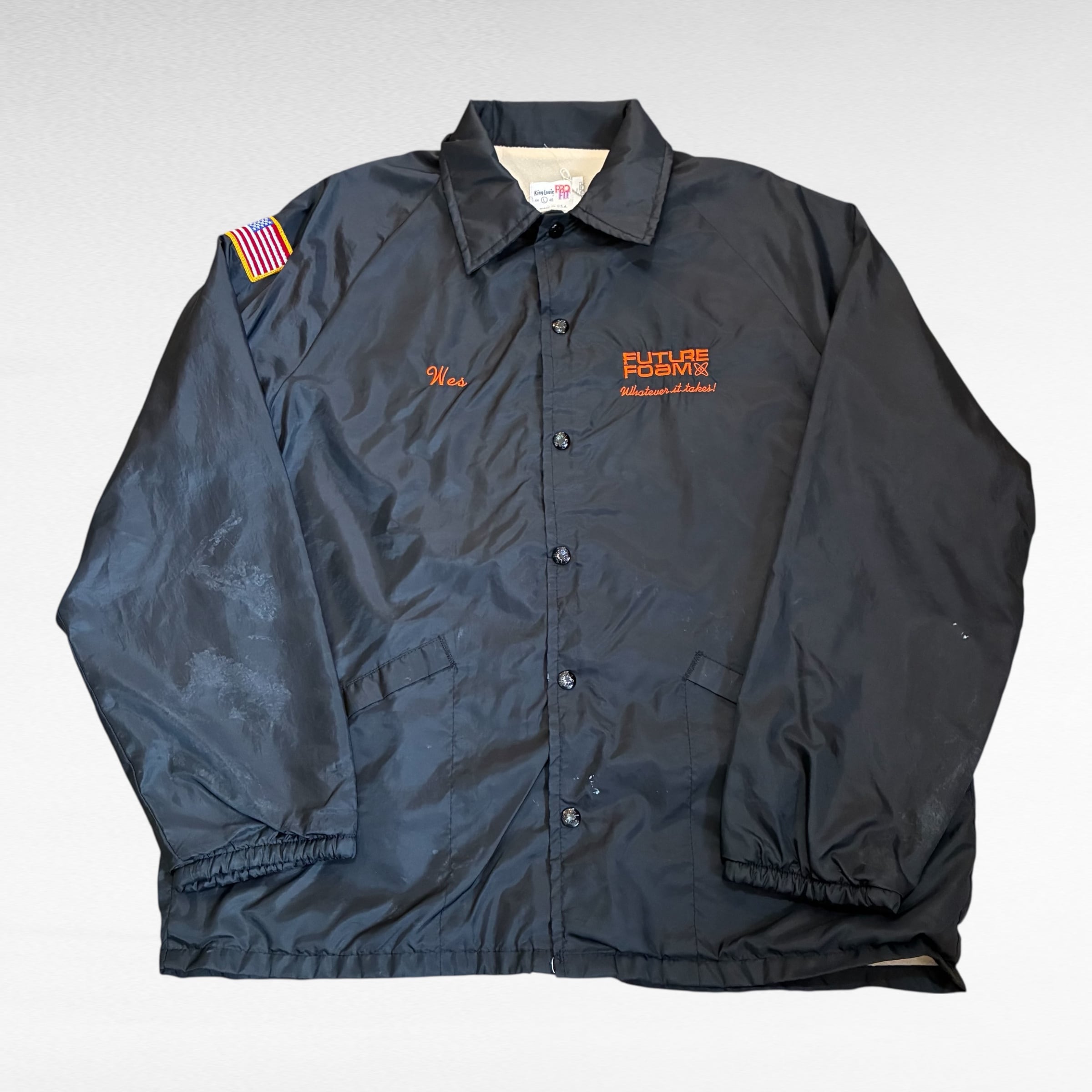 80s King Louie PRO FIT nylon coach jacket (made in USA) | 仙台