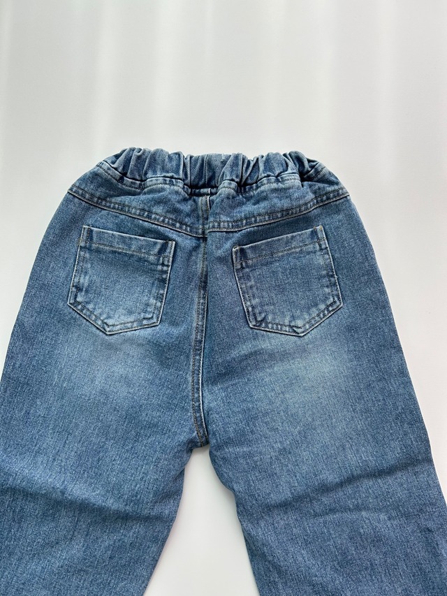 ［即納］(Lsize) bonito / cat brush denim  pants
