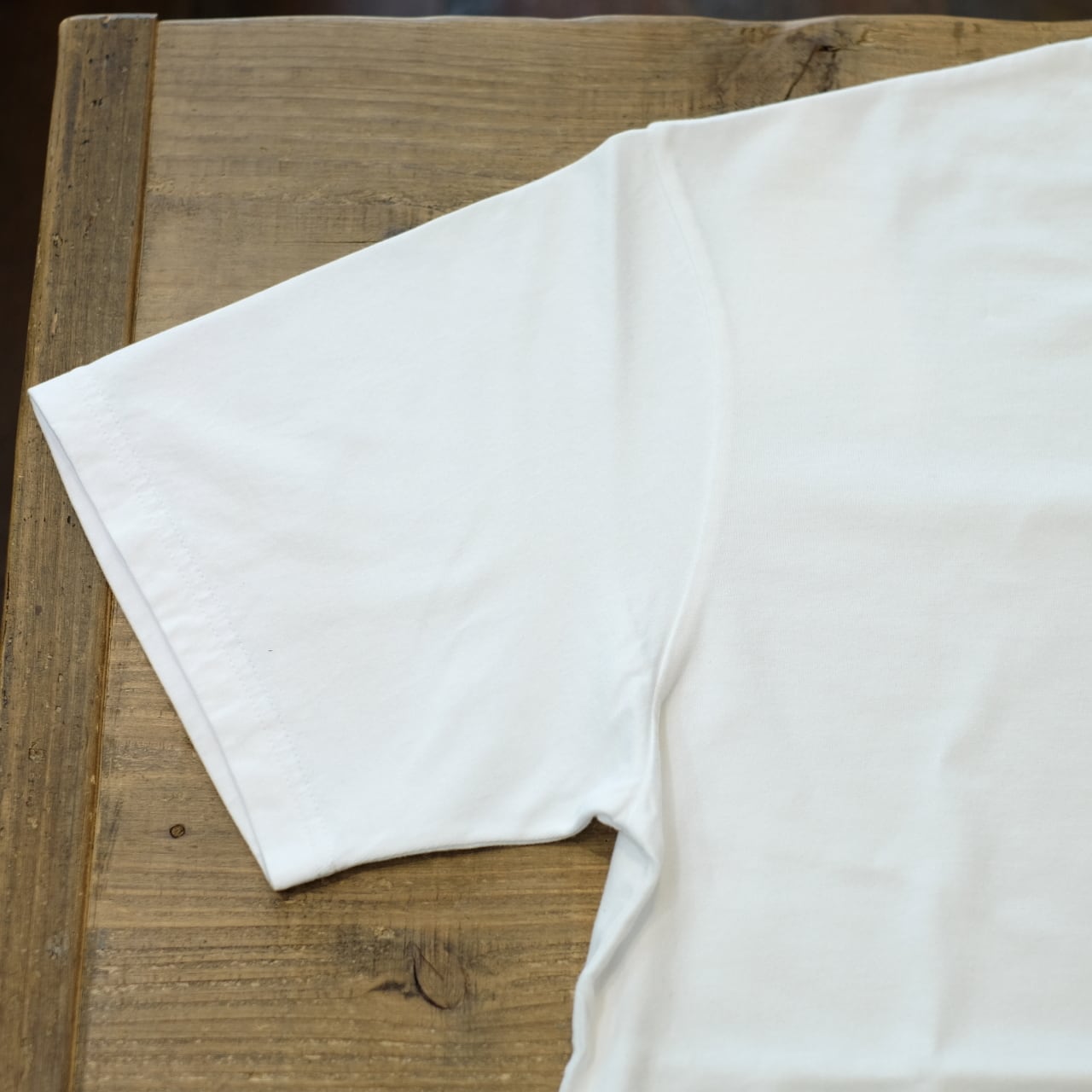 KUON（クオン）　裂織りポケットTシャツ　ホワイト | CIRCLE online shop サークル オンラインショップ powered by  BASE
