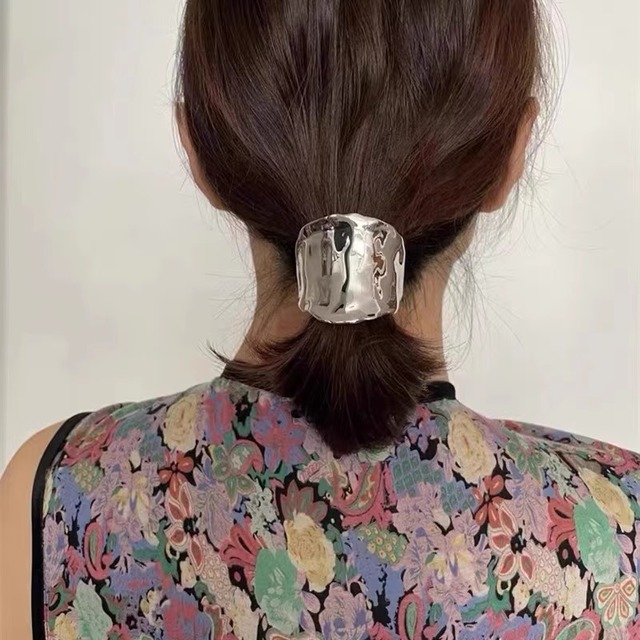 metallic hair barrette(2color)＜a1686＞