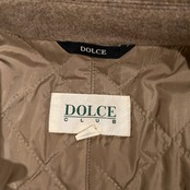 DOLCE ドルチェ ドック刺繍 メルトンウール ジャケット コート サイズ 48 /中綿入り/日本製/ワールド/メンズ