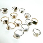 ロマンを感じる模様！一点物　デンドリックアゲートリング