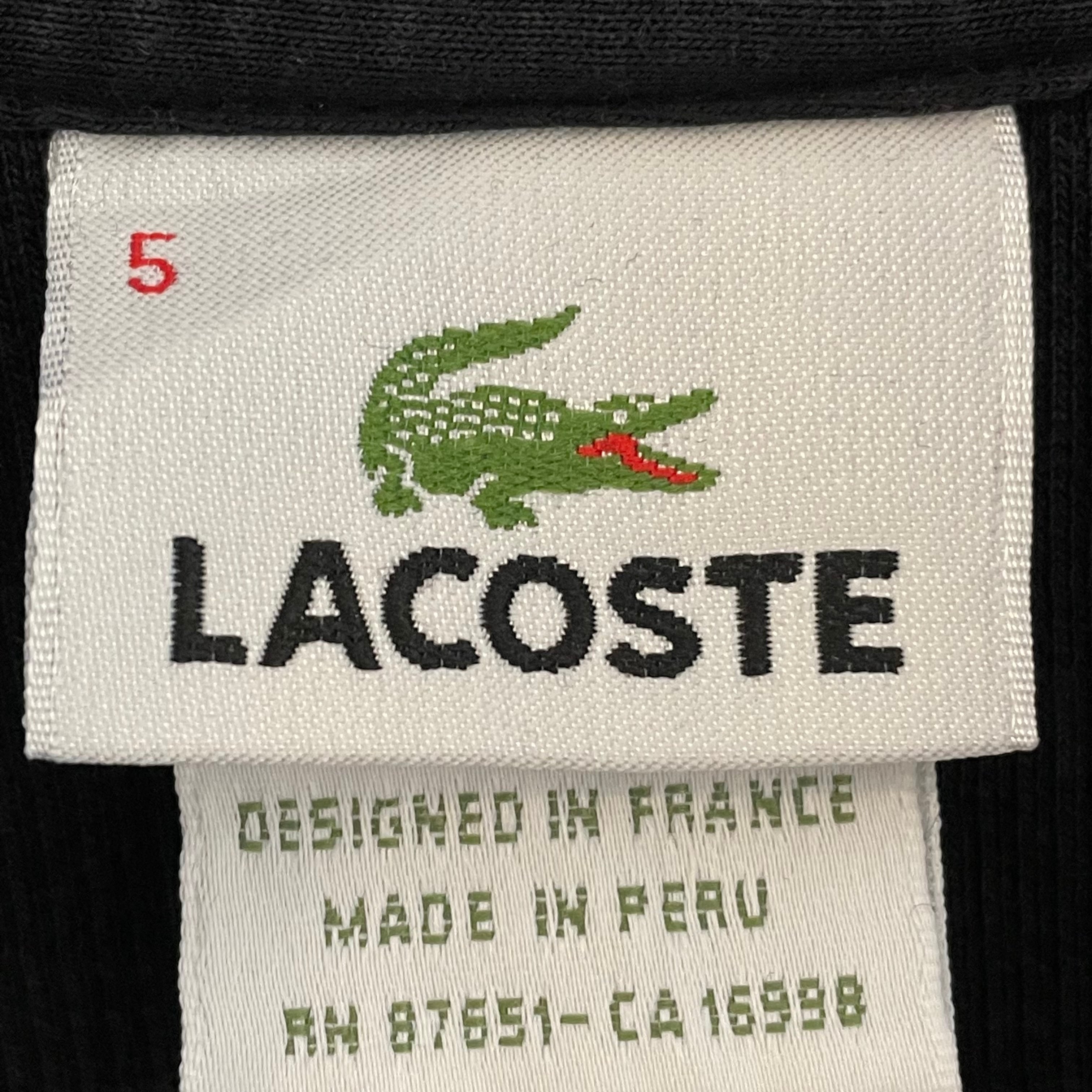 LACOSTE】ハーフジップ スウェット トレーナー L相当 ラコステ ワン ...