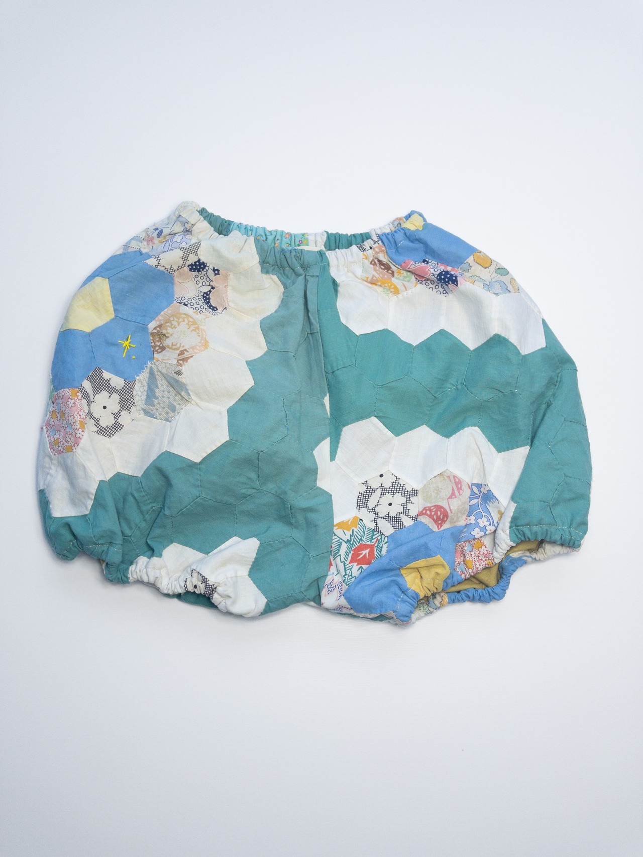 《即納》Nellie Soo / Vintage quilt bubble shorts 004 (2-4Y)