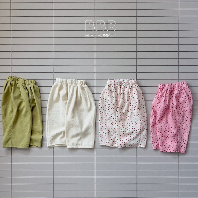 【取寄】bella bambina｜flowy pants (solid)｜とろみパンツ（無地）｜12M-XL｜baby&kids｜26 summer