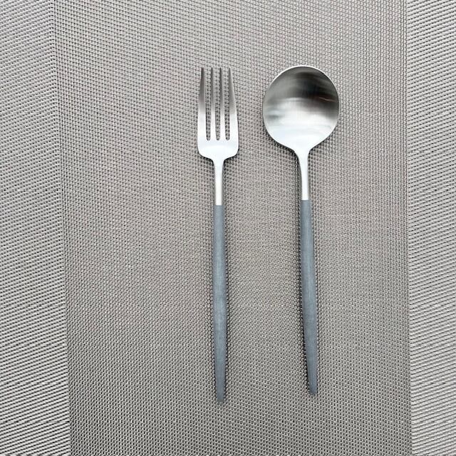 cutipol クチポール GOA ディナーフォーク ディナースプーン テーブルスプーン グレーシルバー