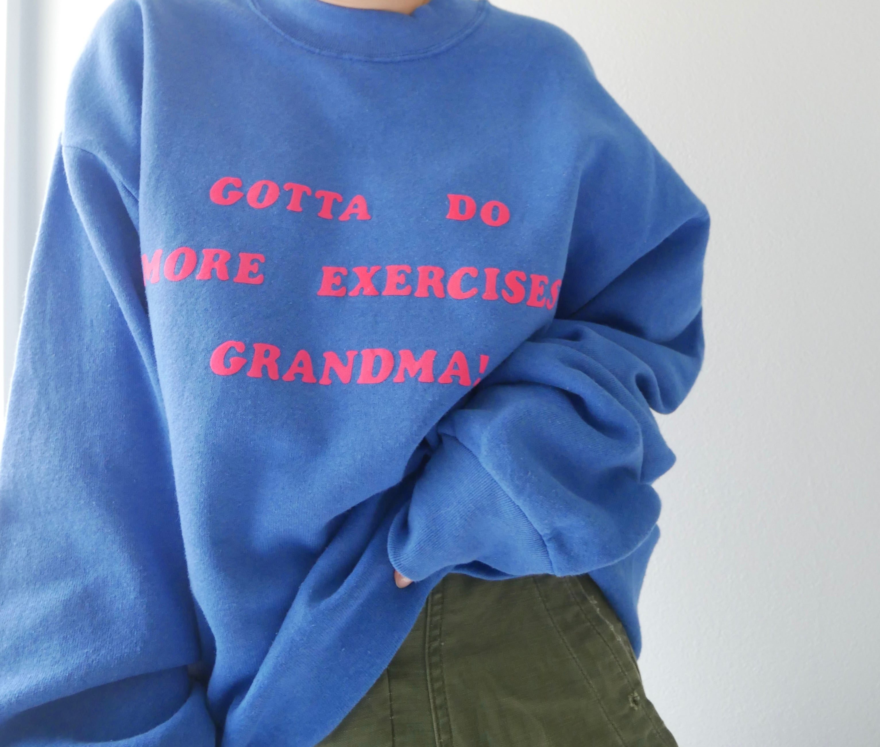 US 80s～Fruit of the loom GRANDMA sweat