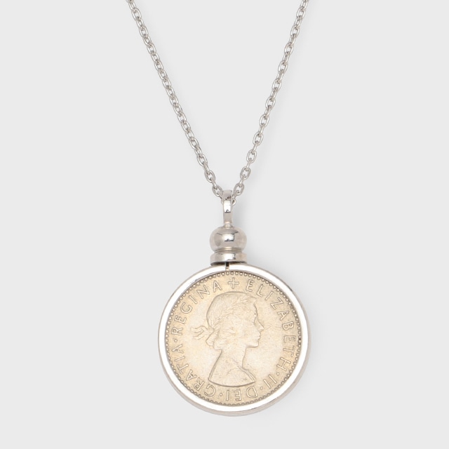 PORTADA SIXPENCE COIN NECKLACE　YG（金メッキ） （ポルターダ　シックスペンスコイン　ネックレス　イエローゴールドカラー）