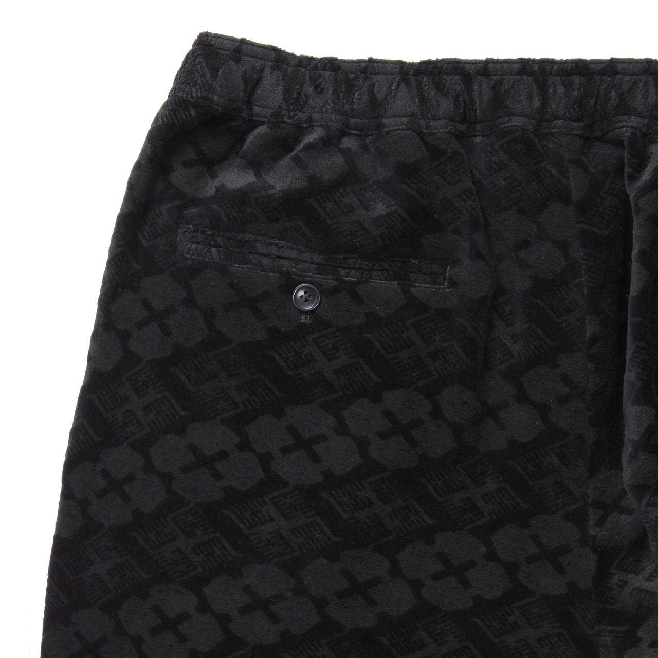 GAKKIN × BUDSPOOL 花罰家紋VELOUR EASY PANTS 【公式通販】