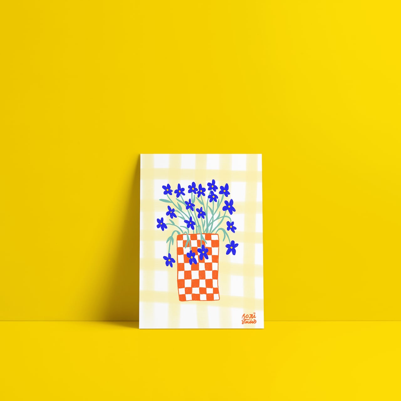 フランス・ポストカード Bojū Studio - Bouquet Orange