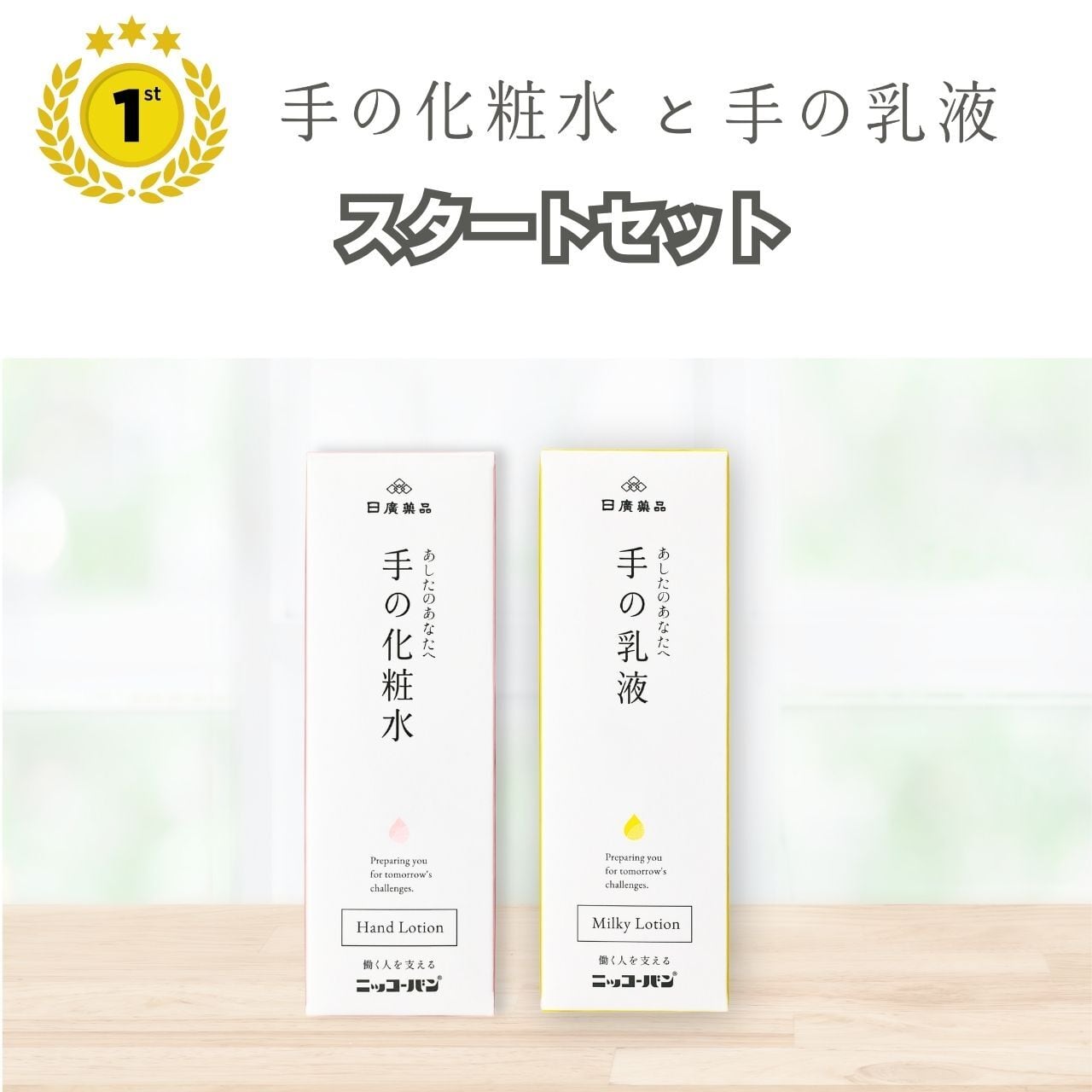 【初めての購入の方に】手の化粧水と手の乳液スタートセット|EC限定品