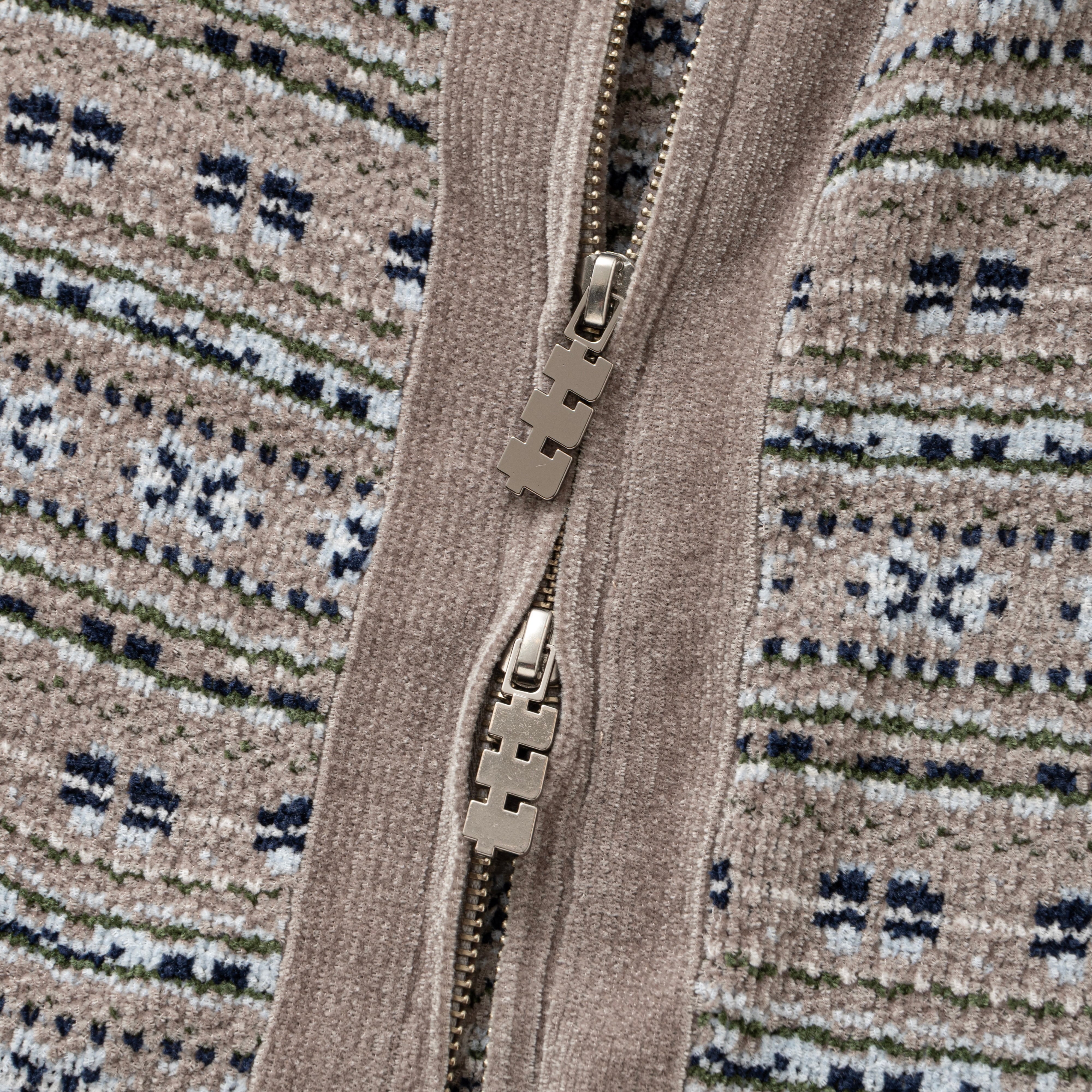 Zip up knit polo shirt（GREIGE） | TTTMSW