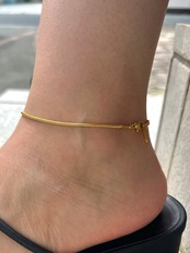 1.5mm snake anklet