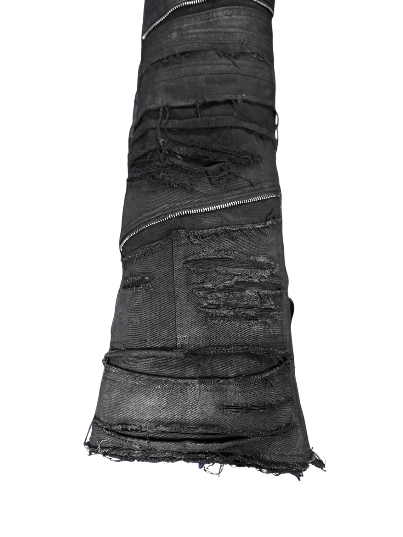【DES'N'ATE】FAULT LINE WAXED DENIM PANTS