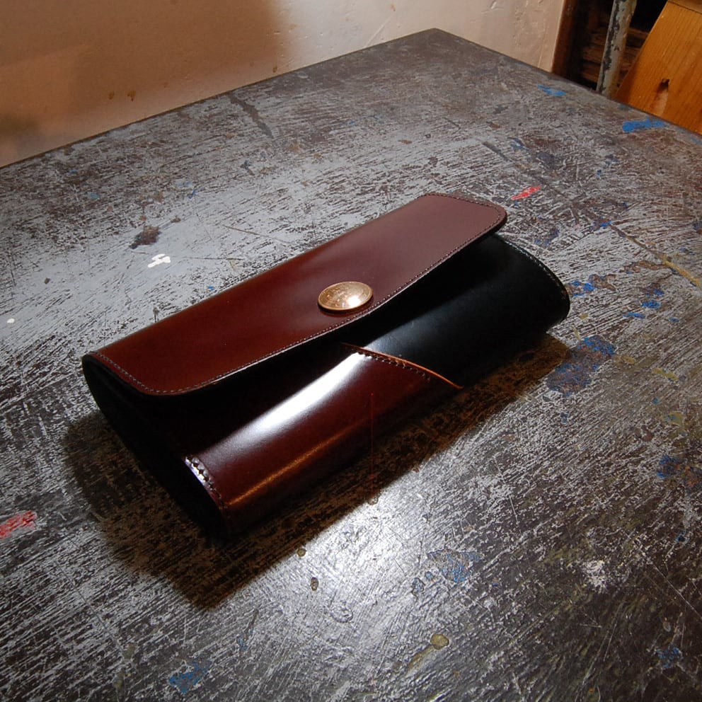 Long wallet 03 bicolor cordovan - バイカラーコードバン長財布03 -　