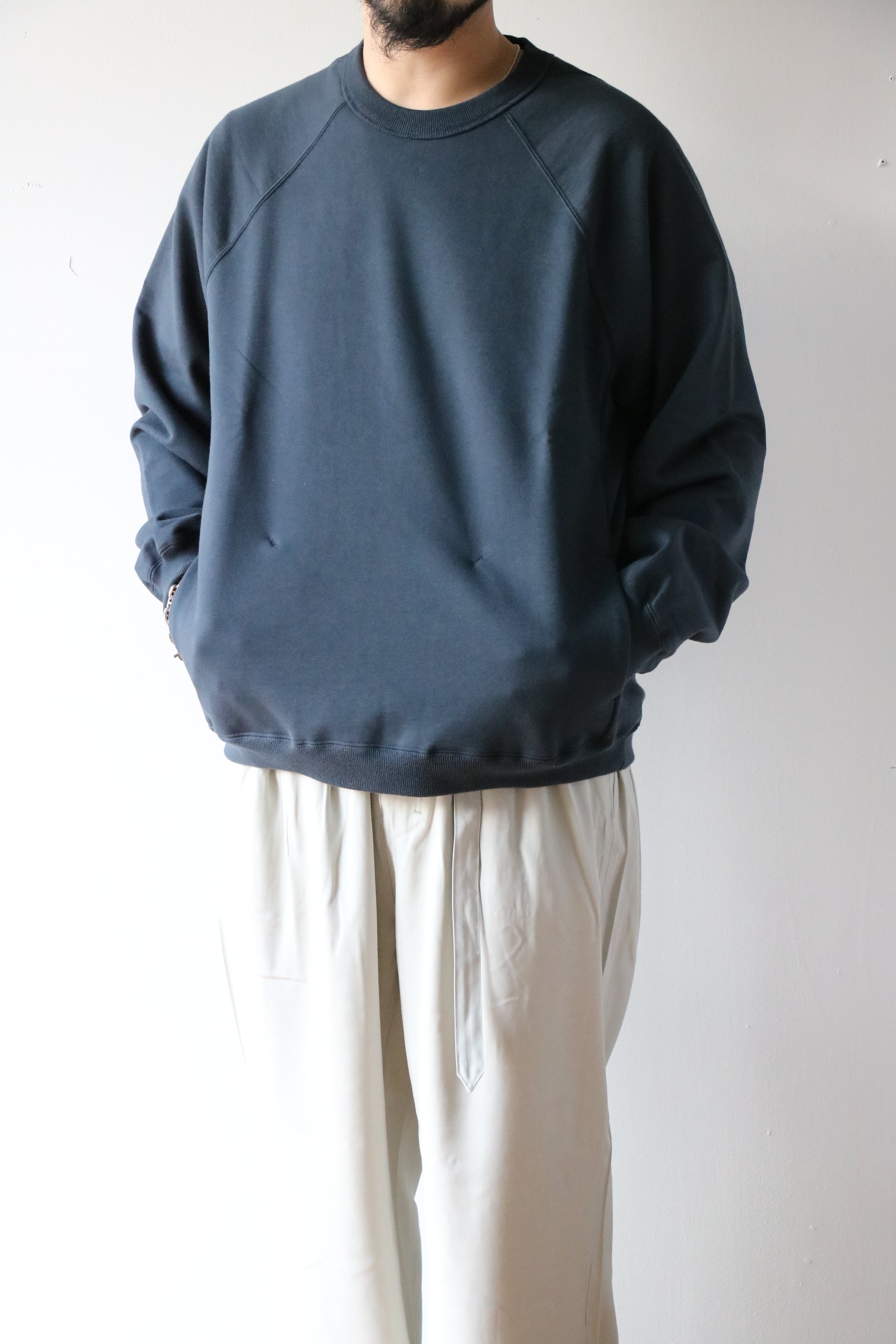 STILL BY HAND -French Terry Sweat Shirts - / CS03254 / スティル