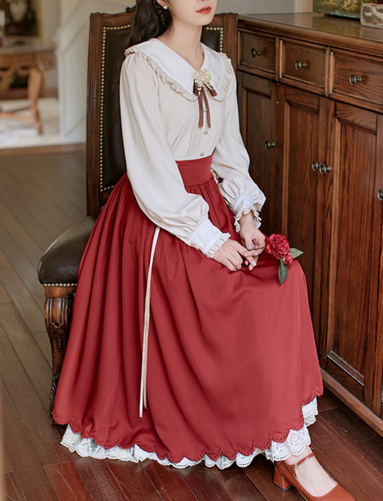 いつか王子様が〜おとぎ話のフリルブラウス〜　M22039