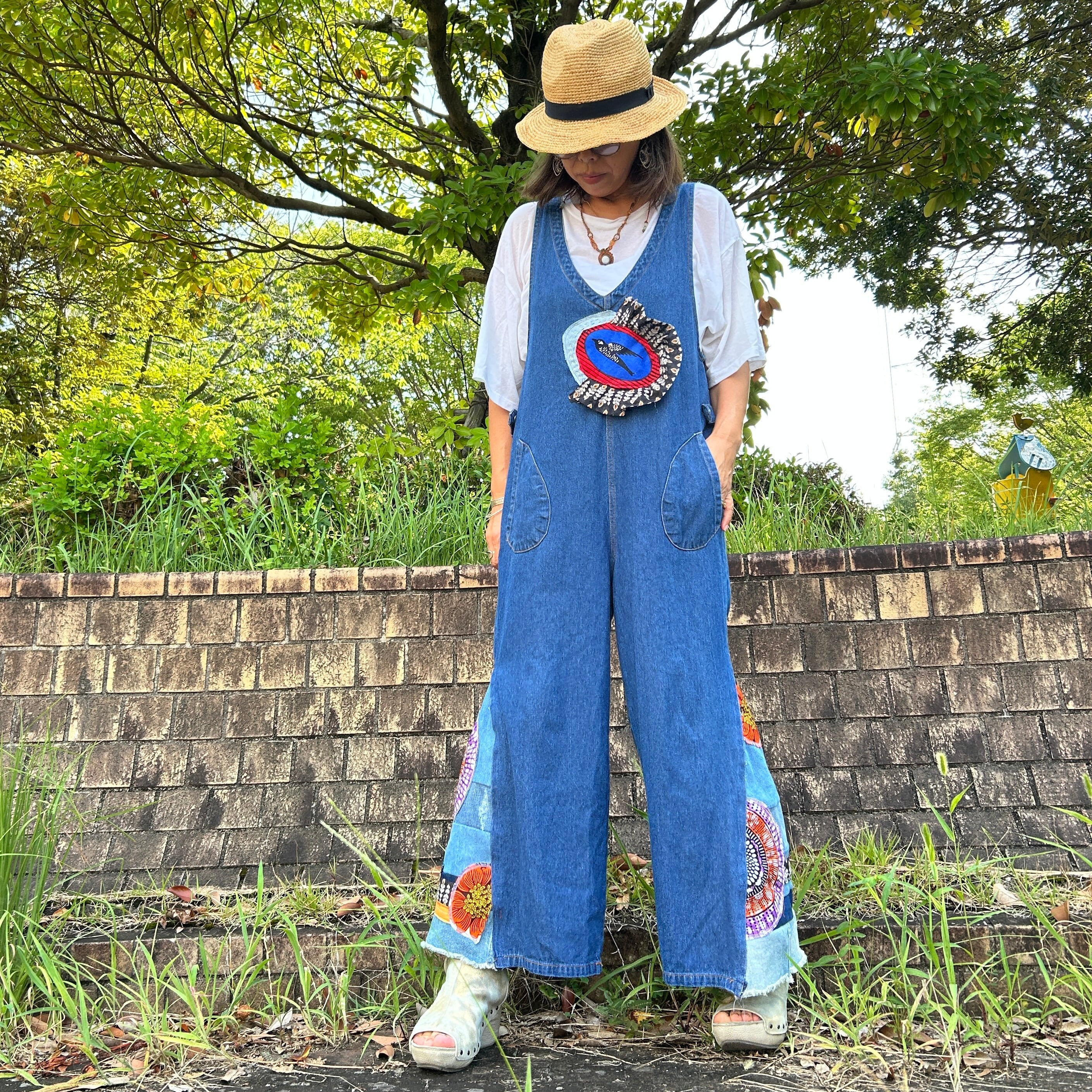 アフリカンリメイクサロペット | アジアン雑貨ルチュ