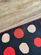 polka dot rétro silk scarf-5151-8