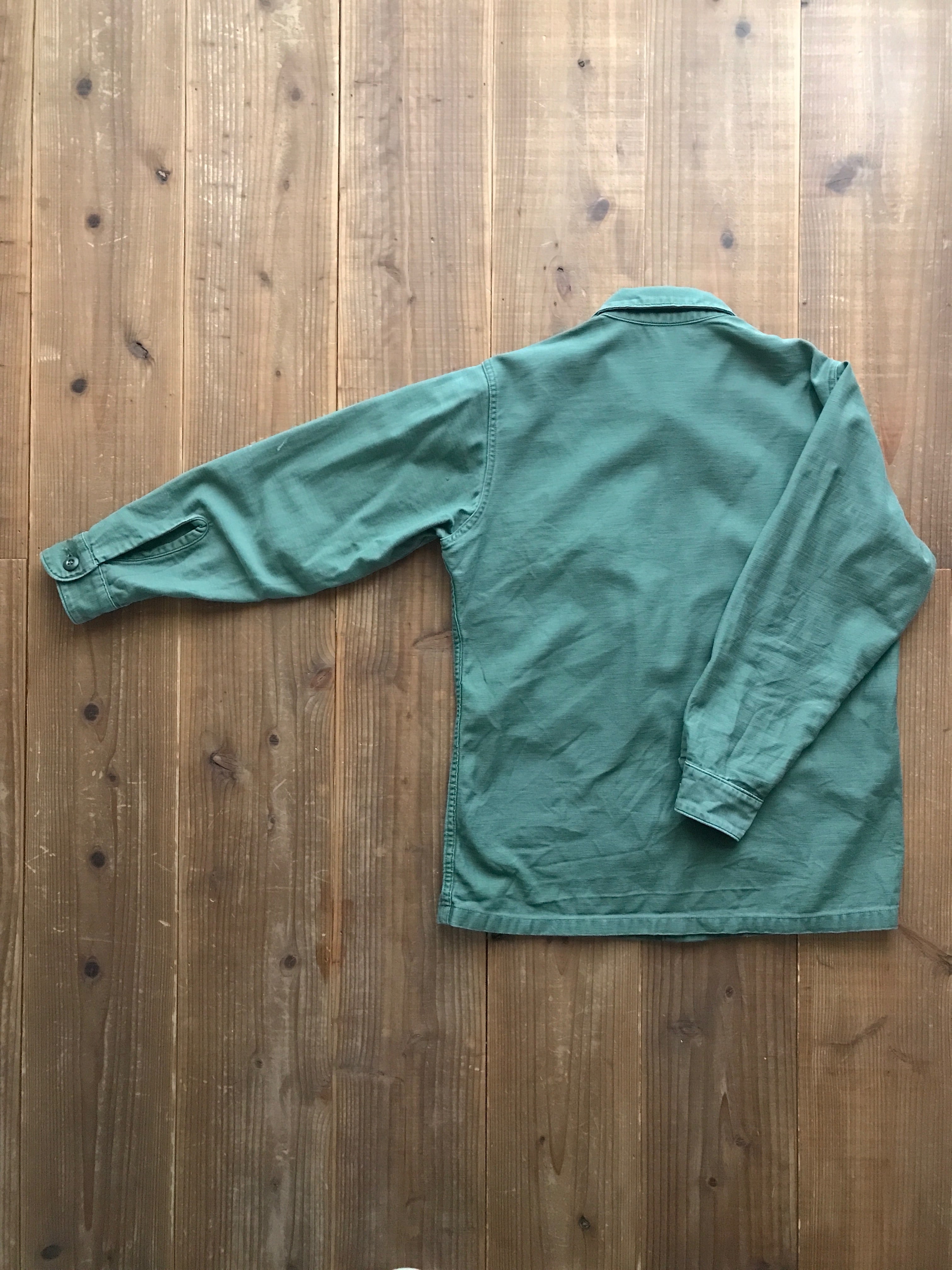 69's U.S.ARMY ユーティリティシャツ OG-107 表記(15 1/2 × 31)　