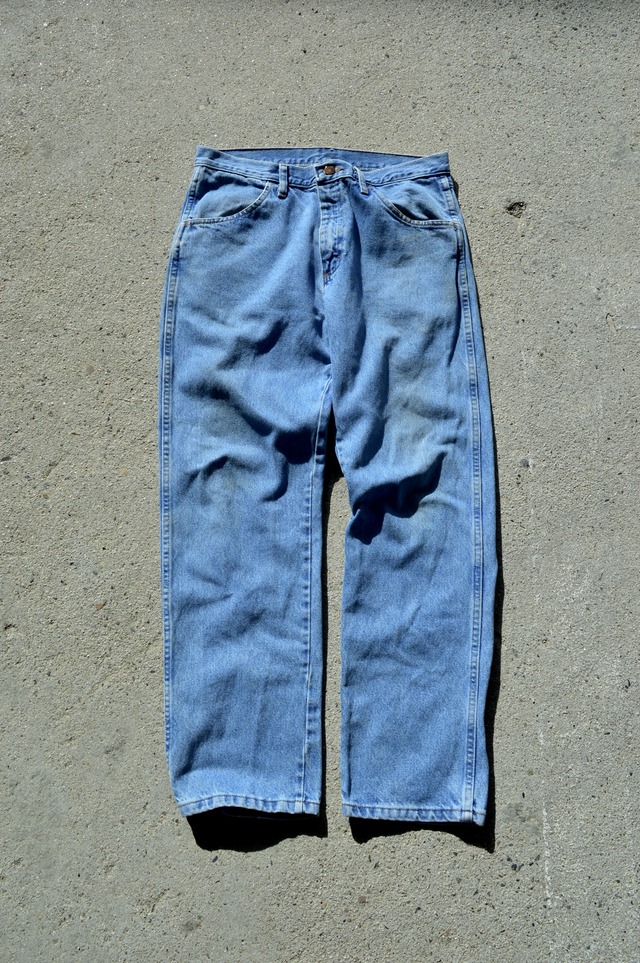 RUSTLER by Wrangler 1990's 87619SW Made in Mexico Straight Fit Denim W33 ラスラー デニム 90s