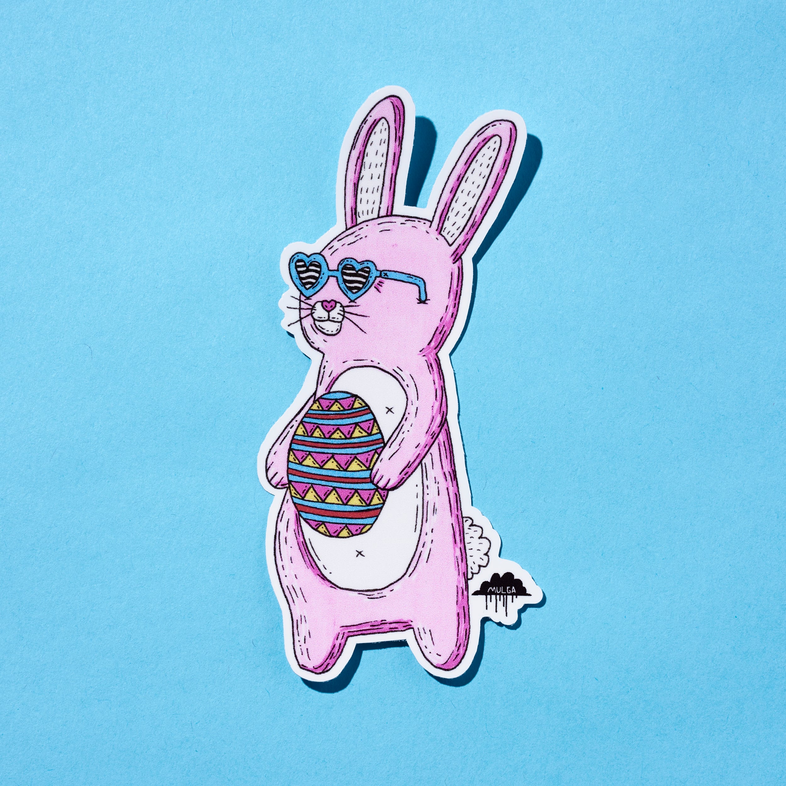 ステッカー/S-S-17_Bella the Bunny | MULGA THE ARTIST ASIA