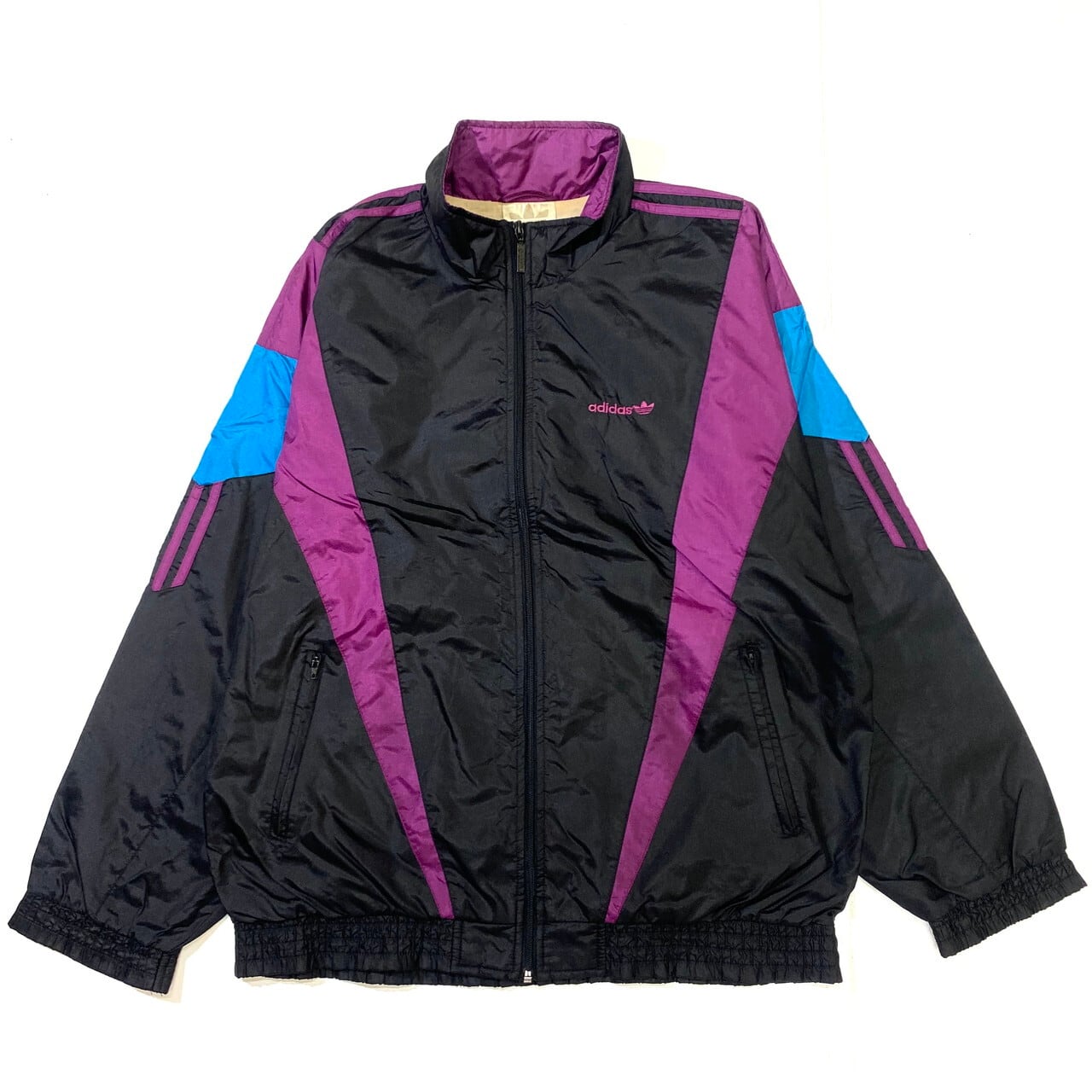 80〜90年代 80s 90s 銀タグ adidas アディダス ナイロンジャケット 