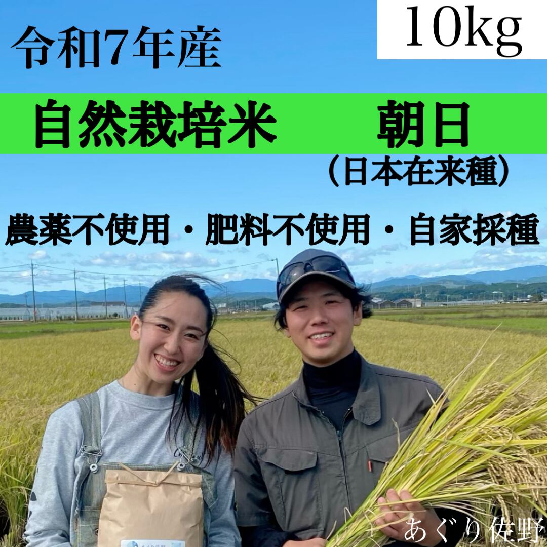 令和7年産新米 自然栽培米 自家採種 亀の尾 10kg 農薬不使用・肥料不