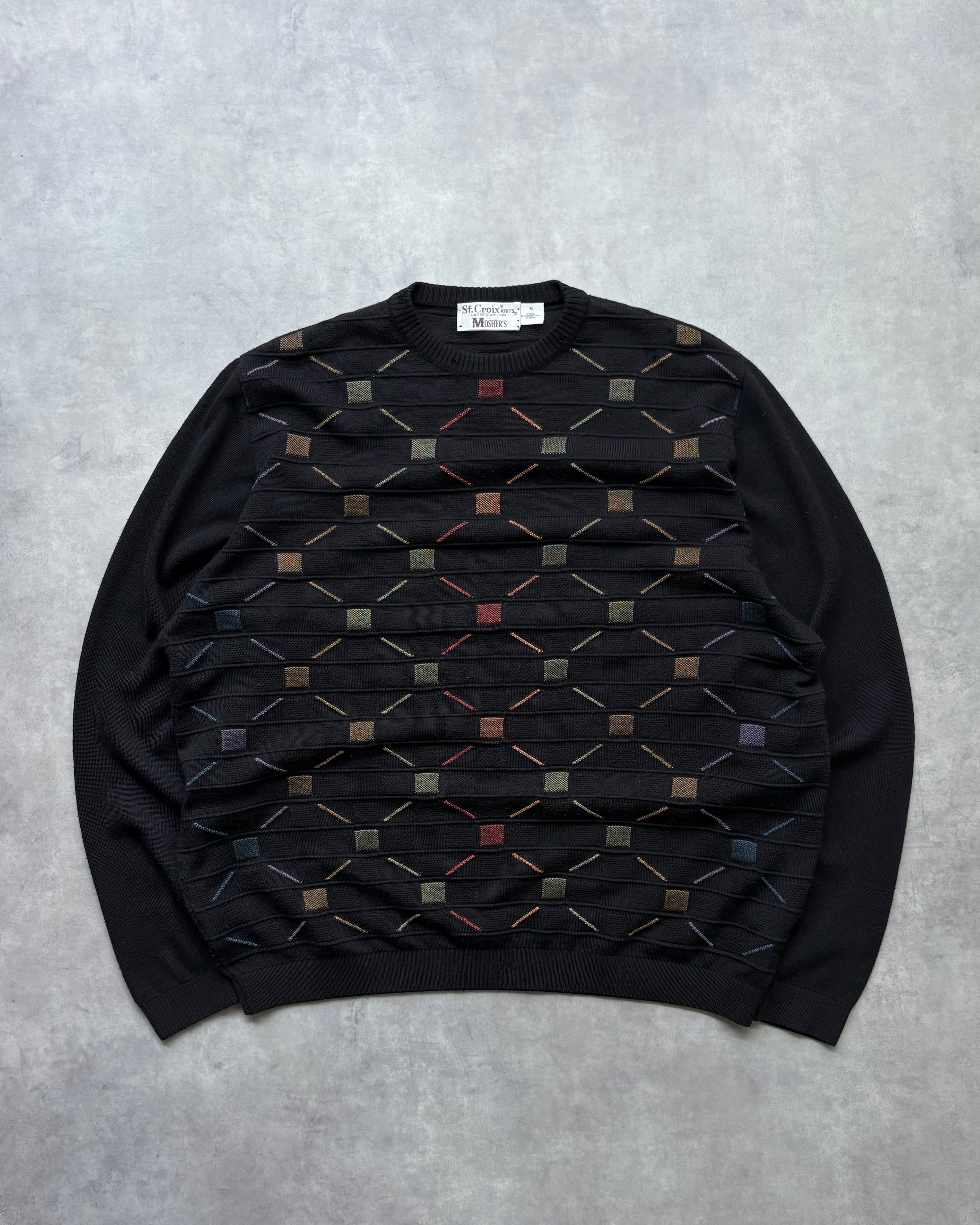 90s St.Croix Knits Design Knit USA製