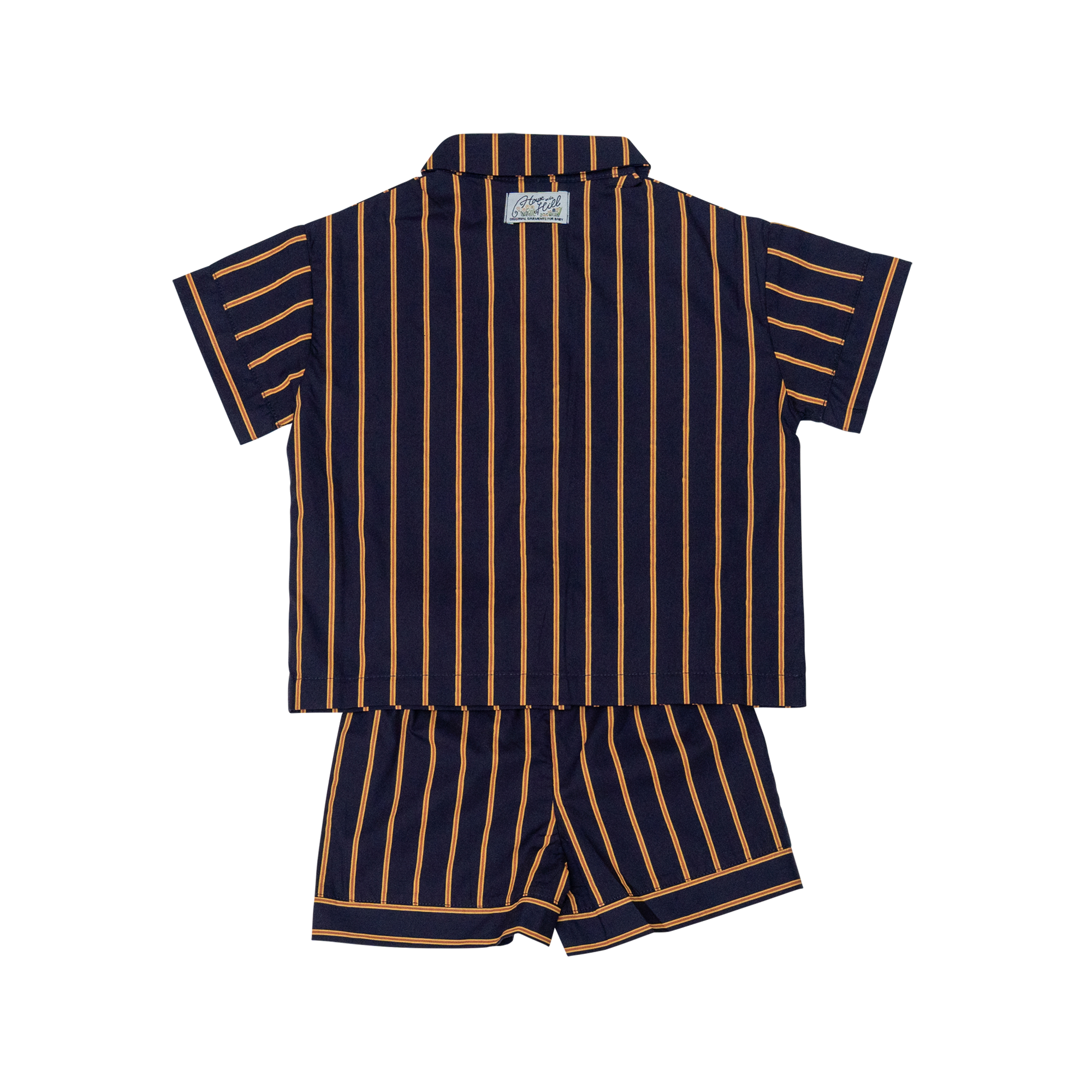 ベビーパジャマ house on the hill Pajamas (Navy Stripe) house on the hill Pajamas (Navy Stripe)