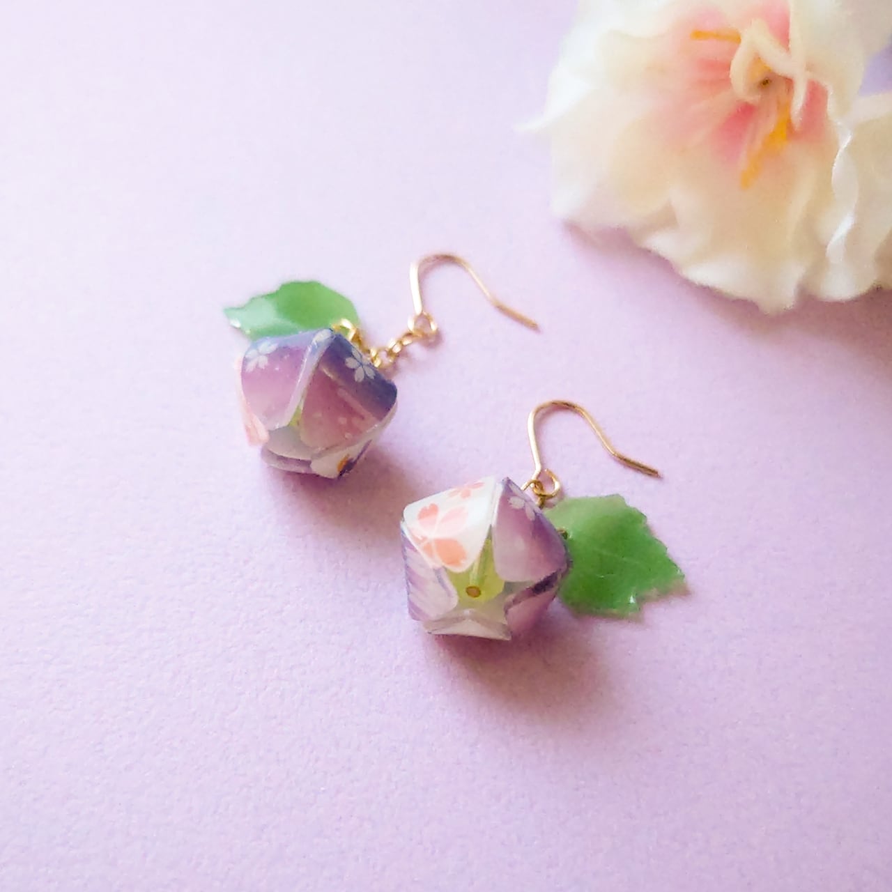 Sariko    青鬼灯のピアス・イヤリング 鬼灯のピアスorイヤリング | SLOW(C's grace)