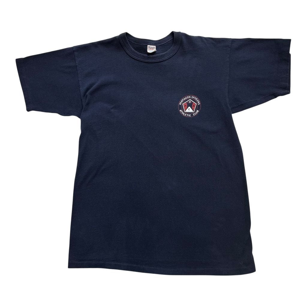 80s USA製 Champion トリコタグ PENTAGON OFFICERS ATHLETIC CLUB ワン