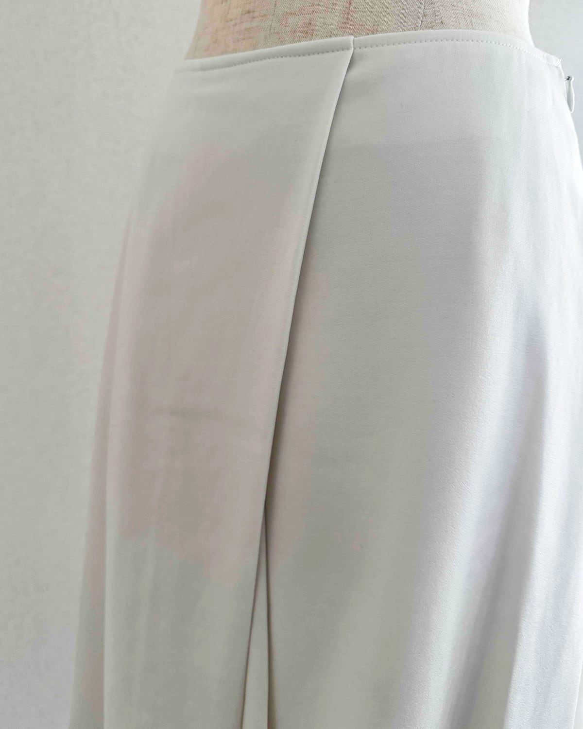 レザー見えラップスカート【 日本製 / 手洗い可】 | 小さいサイズ専門