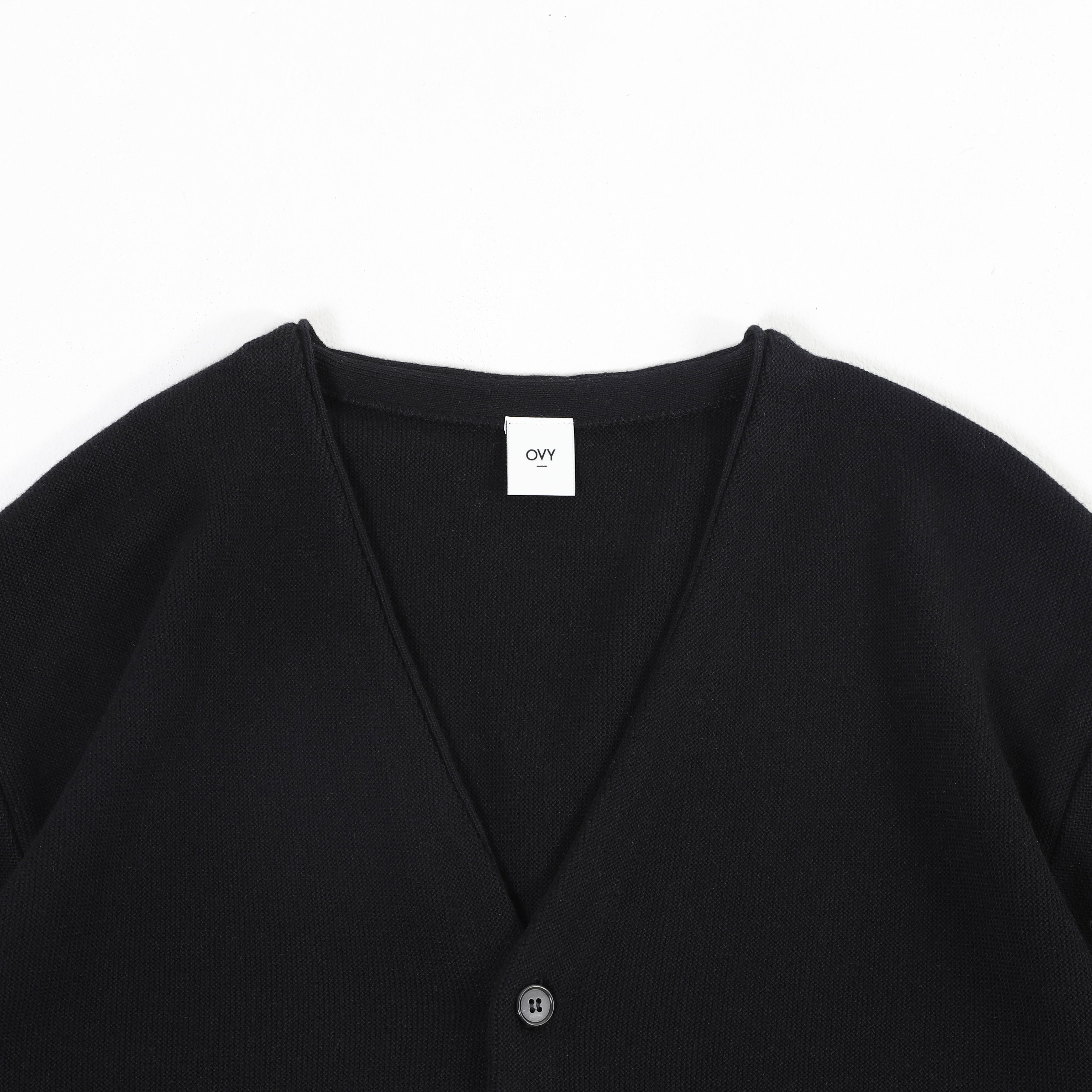 50's Classic Cotton Cashmere Cardigan | OVY